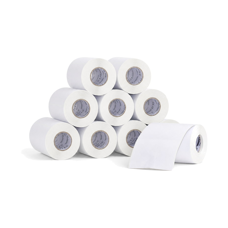 10 Rolos Etiqueta 100x150 Térmica Adesiva C/ Serrilha