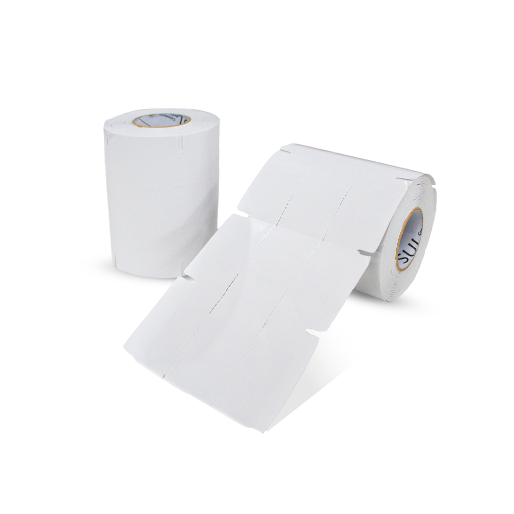 10 Rolos Etiqueta 33x55x3 Papel Couchê C/ Picote