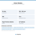 10 Rolos Etiqueta 100×100 Térmica Adesiva