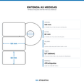 10 Rolos Etiqueta 100×60 Térmica Adesiva