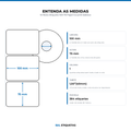 10 Rolos Etiqueta 100×75 Papel Couchê Adesiva