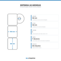 10 Rolos Etiqueta 100x120 Térmica Adesiva