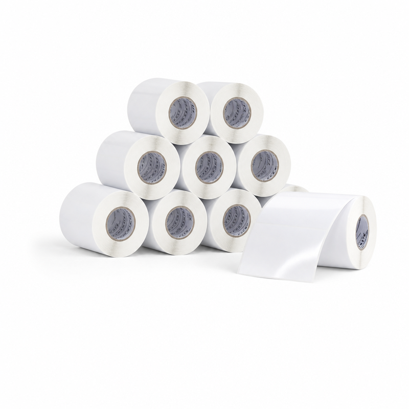 10 Rolos Etiqueta 100x150 BOPP Adesiva Impermeável