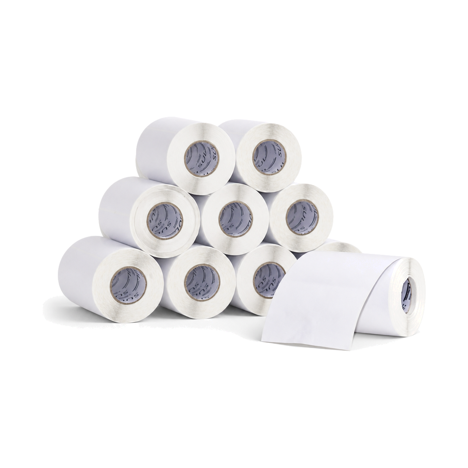 10 Rolos Etiqueta 100x150 Térmica Adesiva S/ Serrilha
