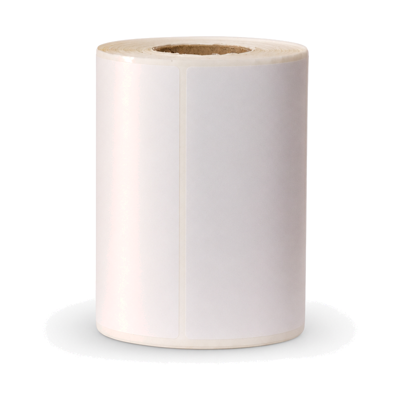10 Rolos Etiqueta 100x18 Papel Couche Adesiva