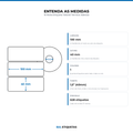 10 Rolos Etiqueta 100x40 Térmica Adesiva