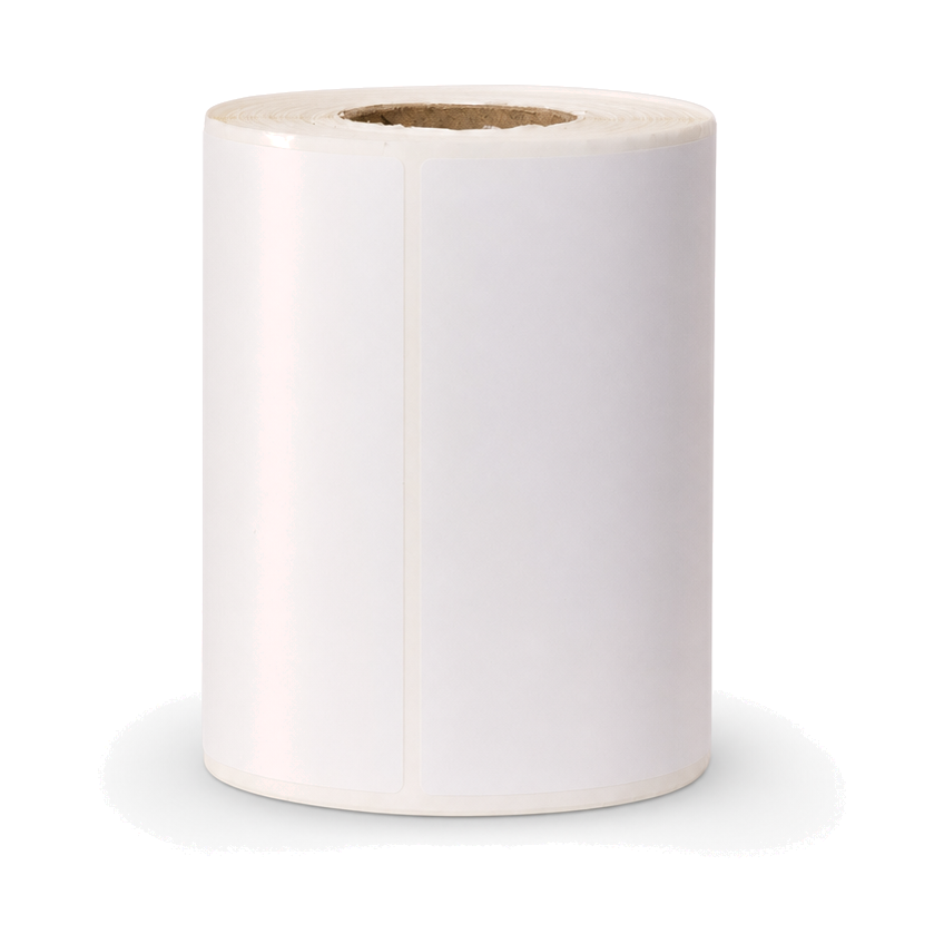 10 Rolos Etiqueta 100x50 Papel Couche Adesiva