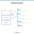 10 Rolos Etiqueta 100x50 Papel Couche Adesiva