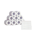 10 Rolos Etiqueta 30x45x3 Papel Couchê Adesiva