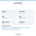 10 Rolos Etiqueta 30x45x3 Papel termico