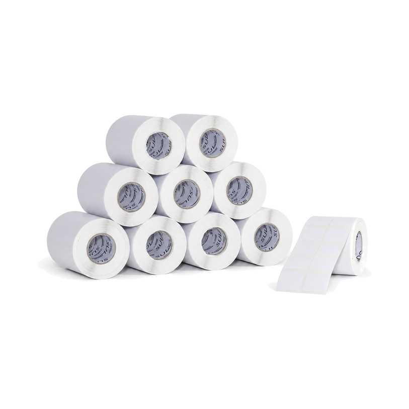 10 Rolos Etiqueta 33×22x2 Papel Térmica Adesiva