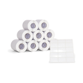 10 Rolos Etiqueta 33x22x3 Papel Térmico Adesiva