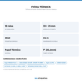 10 Rolos Etiqueta 33x25x3 Papel Térmico Adesiva