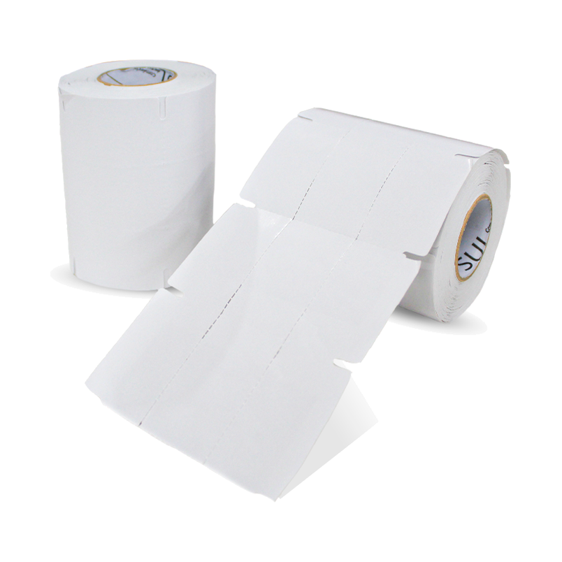 10 Rolos Etiqueta 33x55x3 Papel Couchê C/ Picote
