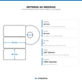 10 Rolos Etiqueta 40×20×2 Couche Adesiva – Sul Etiquetas