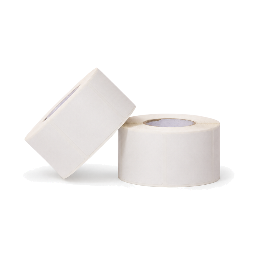 10 Rolos Etiqueta 40×50 Papel Couche Adesiva