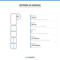 10 Rolos Etiqueta 40x80 Papel Couche Adesiva