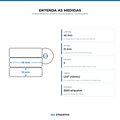 10 Rolos Etiqueta 45×13×2 Couche Adesiva – Sul Etiquetas