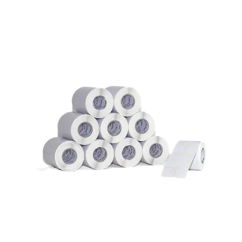 10 Rolos Etiqueta 50×20×2 Couche Adesiva – Sul Etiquetas