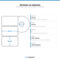 10 Rolos Etiqueta 50×30×2 Térmica Adesiva – Sul Etiquetas