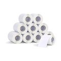 10 Rolos Etiqueta 50x30 Papel Couche Adesiva