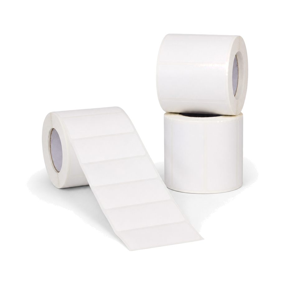 10 Rolos Etiqueta 60×30 Papel Couche Adesiva