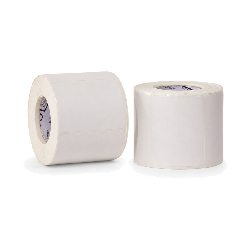 10 Rolos Etiqueta 60×60 Papel Couche Adesiva