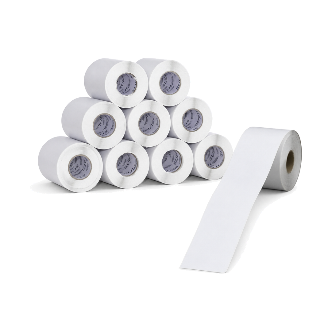 10 Rolos Etiqueta 60x30 Termica Adesiva Continua