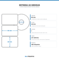 10 Rolos Etiqueta 60x40 Térmica Adesiva
