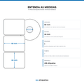 10 Rolos Etiqueta 60x45 Térmica Adesiva