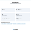 10 Rolos Etiqueta 75×210 Papel Couche Adesiva