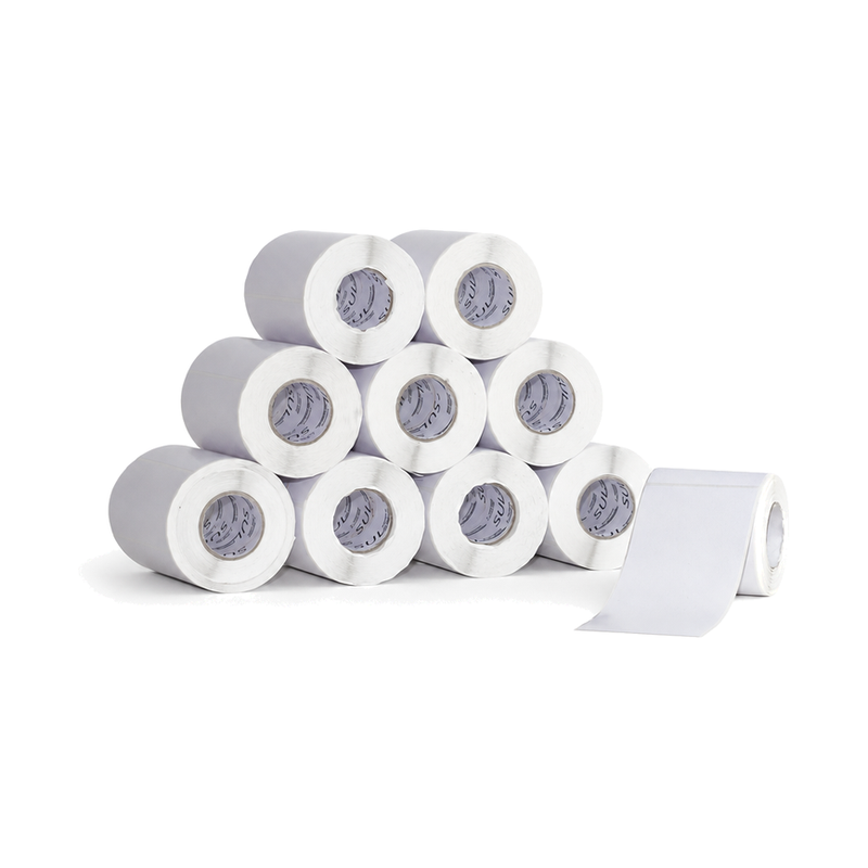10 Rolos Etiqueta 75×210 Papel Térmica Adesiva