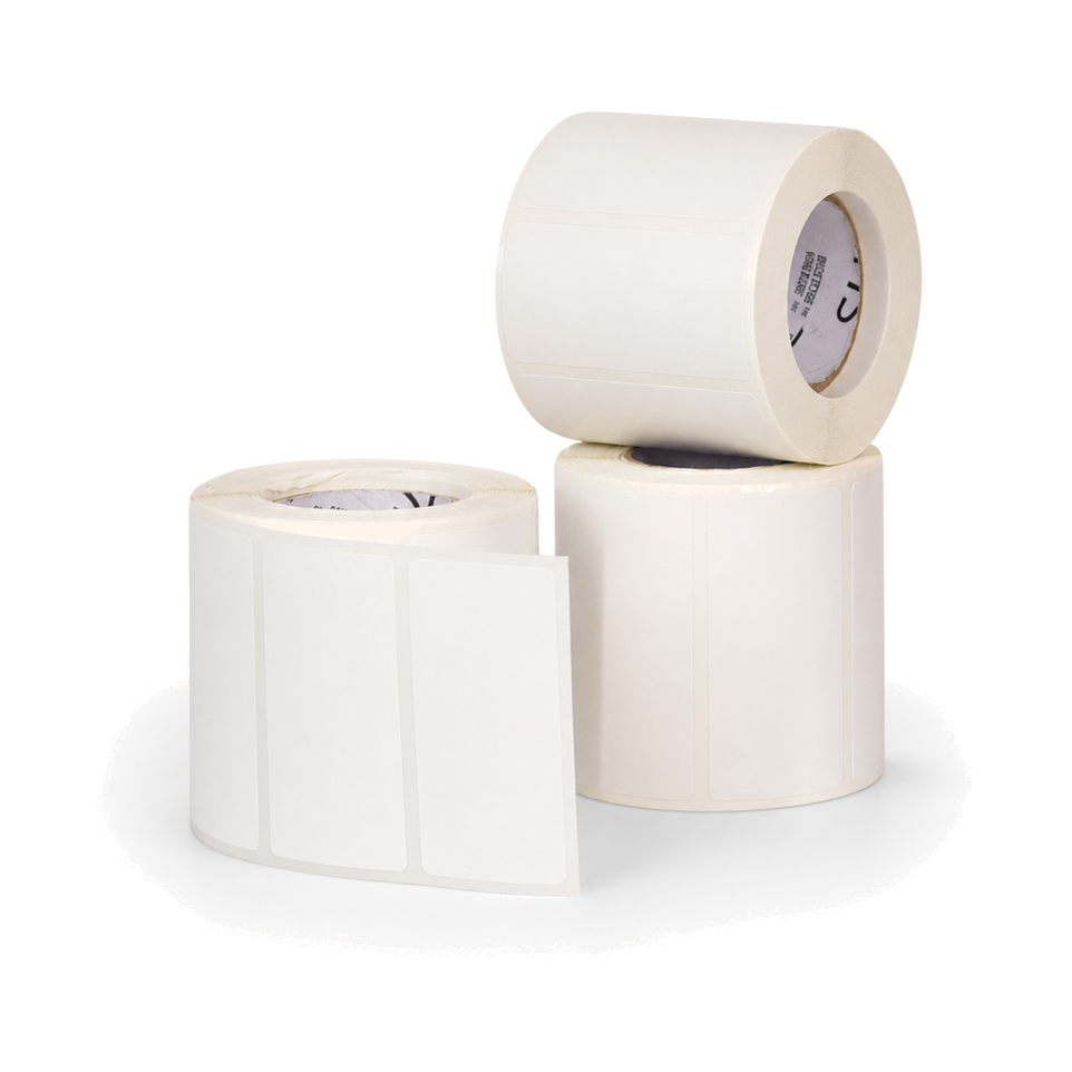 10 Rolos Etiqueta 80×120 Papel Couche Adesiva