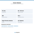 10 Rolos Etiqueta 80×130 Papel Térmica Adesiva