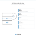 10 Rolos Etiqueta 80×30 Papel Couche Adesiva