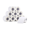 10 Rolos Etiqueta 80×50 Papel Couche Adesiva