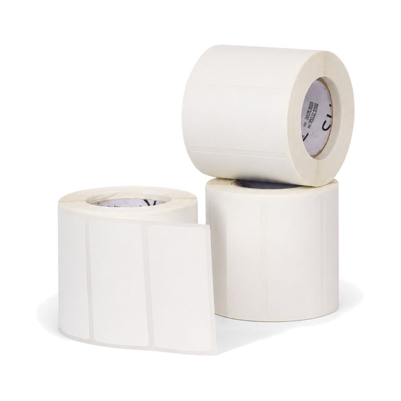 10 Rolos Etiqueta 80×50 Papel Couche Adesiva