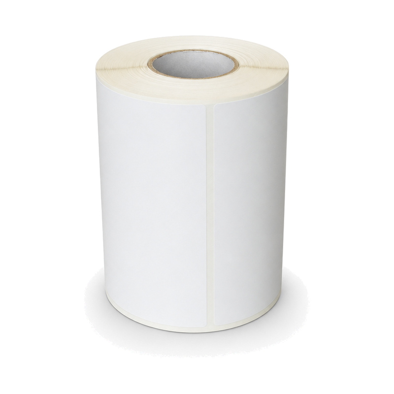 10 Rolos Etiqueta 80×80 Papel Couche Adesiva