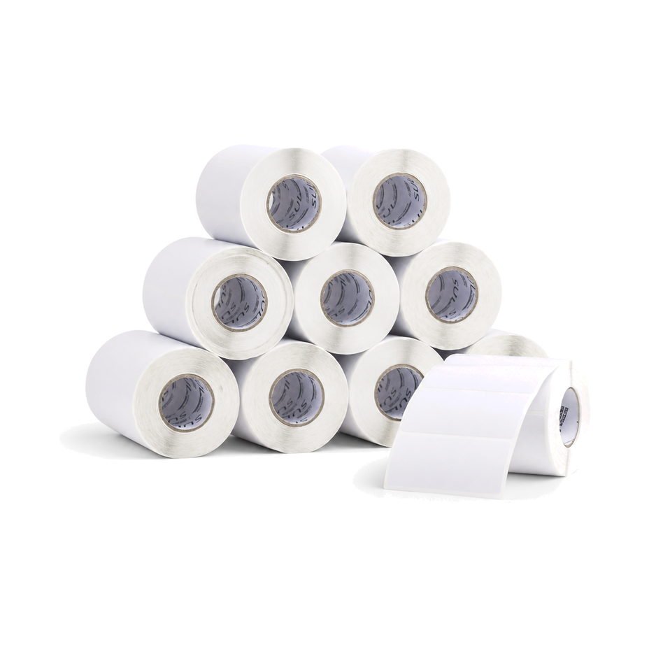 10 Rolos Etiqueta 80x24,5 Térmica Adesiva
