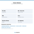 10 Rolos Etiqueta 80x24,5 Térmica Adesiva