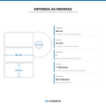10 Rolos Etiqueta 80x40 BOPP Adesiva Alimentos Validade Anvisa