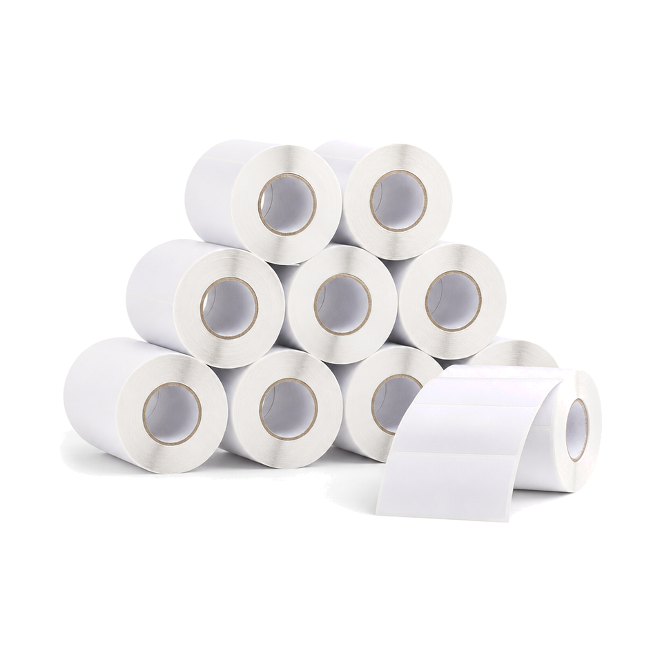 10 Rolos Etiqueta 80x40 Térmica Adesiva