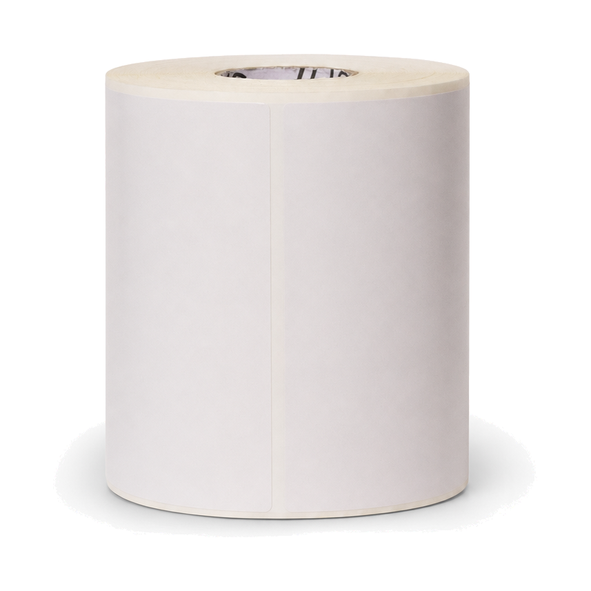 10 Rolos Etiqueta 85×60 Papel Couche Adesiva