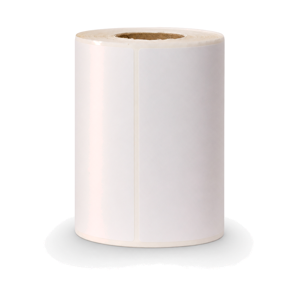 10 Rolos Etiqueta 90×40 Papel Couche Adesiva