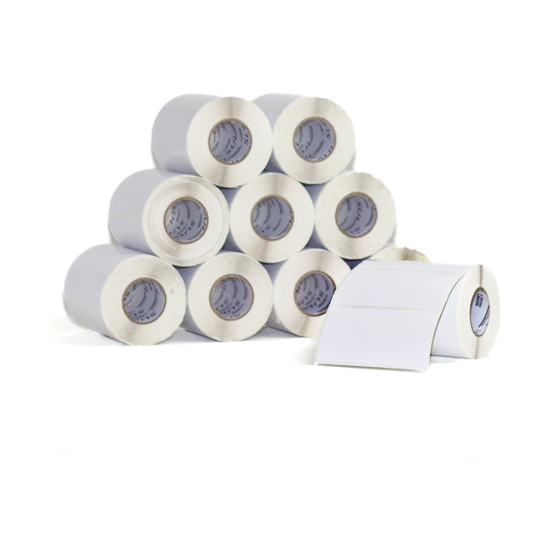 10 Rolos Etiqueta 95x60 Papel Couche Adesiva