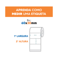 10 Rolos Etiqueta (Aprovado, Reprovado)