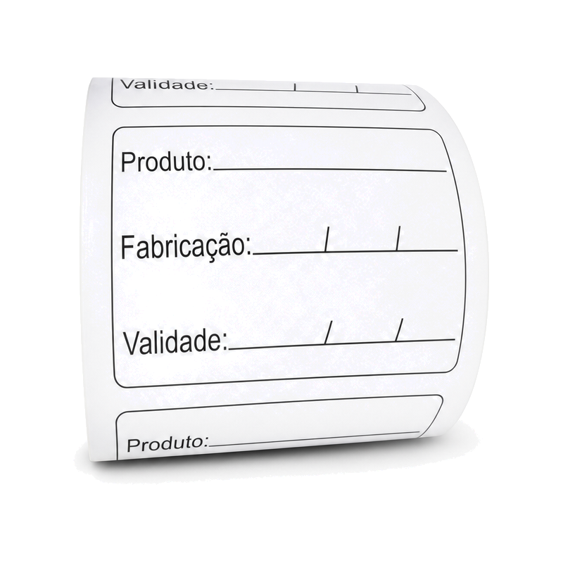 10 Rolos Etiqueta De Alimento Prazo Validade Anvisa 60x40