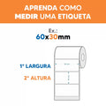 10 Rolos Etiqueta 50×30×2 Papel Couche Adesiva – Sul Etiquetas