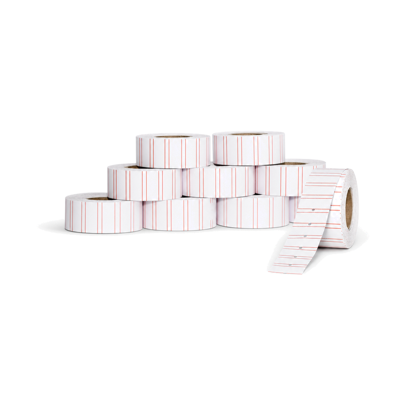 40 Rolos Etiqueta De Preço Adesiva P/ Etiquetadora Manual