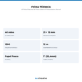 40 Rolos Etiqueta De Preço Adesiva P/ Etiquetadora Manual